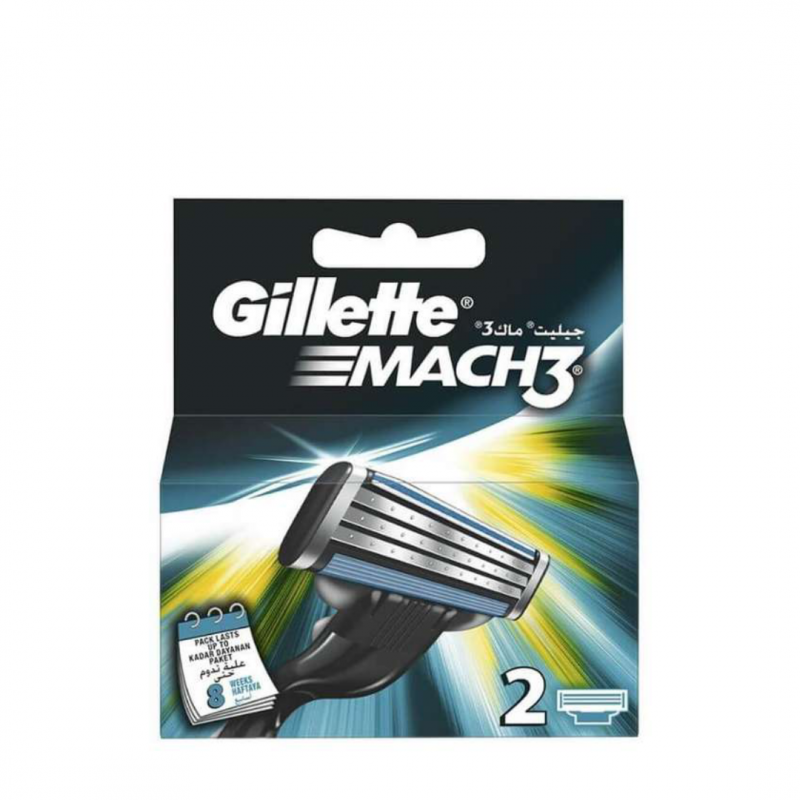 Yedek Tıraş Bıçağı - Gillette Mach 3 Tıraş Bıçağı Yedek - 2'li