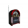 Radyo - Nikula Star Şarjlı Bluetooth Radyo ve USB/SD/TF Müzik Çalar - RDL4611BT - Red