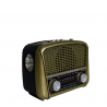 Radyo - Mega Bluetooth Fenerli Radyo ve USB/TF Muzik Çalar - MG289BT