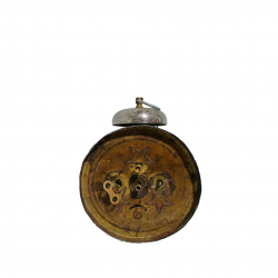 Kurmalı Mekanik Saat- Peter Marka Alman Malı Zemberekli Eski Saat -Tek başlı
