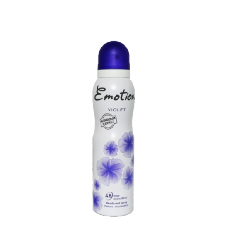 Kadın Deodorantı -Emotion Violet Deodorant Spray for Woman 150 ml