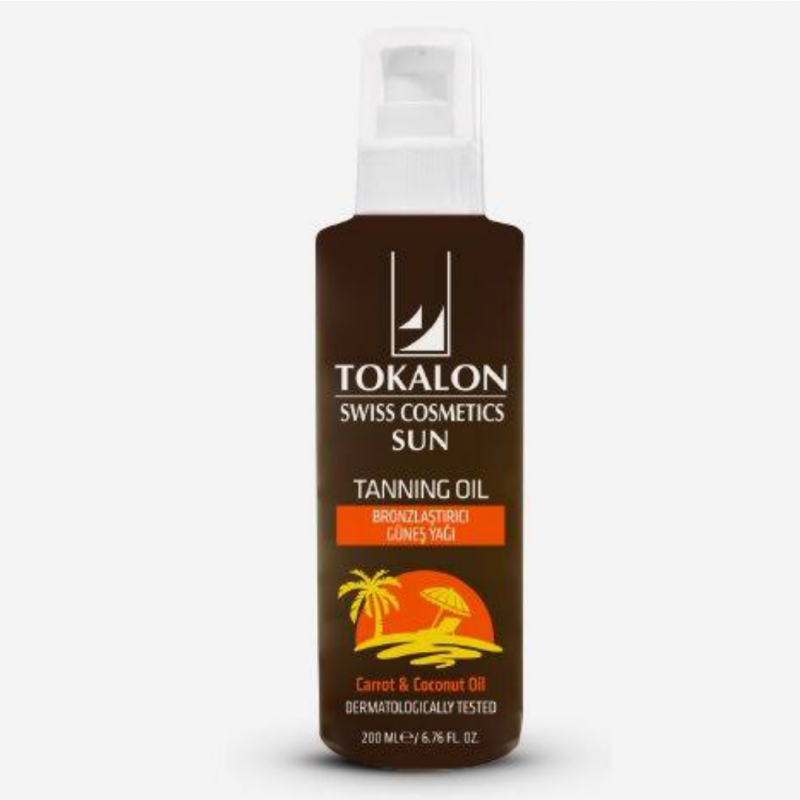 Bronzlaştırıcı güneş yağı - Tokalon Sun Tanning Oil 200 ml