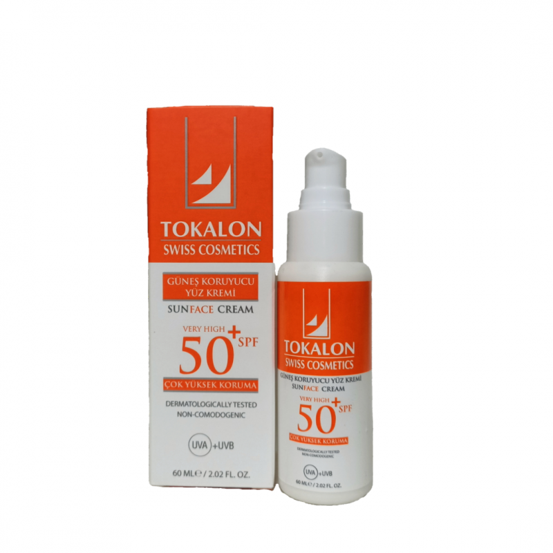 Güneş koruyucu yüz kremi - Tokalon Sun Face Cream 50 SPF - 60 ml