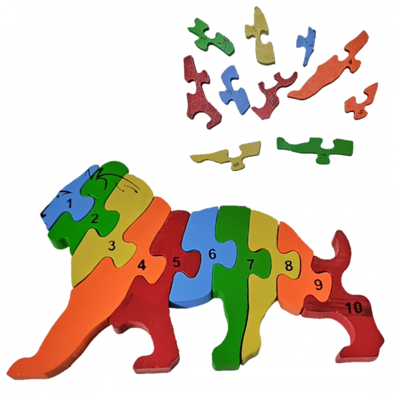 Puzzle - Bemi Numaralı Hayvan Puzzle