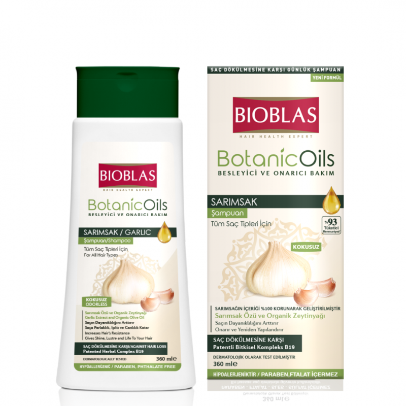 Şampuan - Bioblas Tüm Saç Tipleri İçin Sarımsak Şampuanı 360Ml