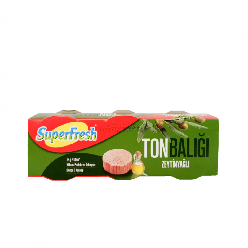 Ton Balığı - SuperFresh Zeytinyağlı Ton Balığı 3x75 gr