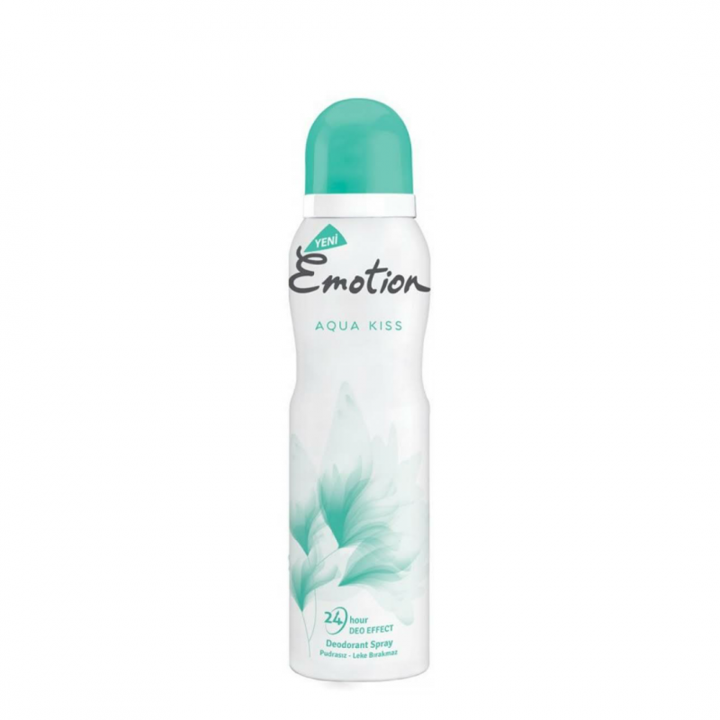 Kadın Deodorantı -Emotion Aqua Kiss Deodorant Spray for Woman 150 ml