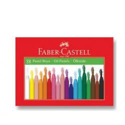 Pastel boya 18 renk-Faber...